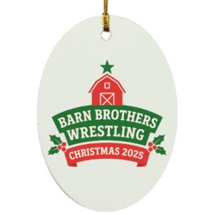 Barn Brothers Oval Ornament